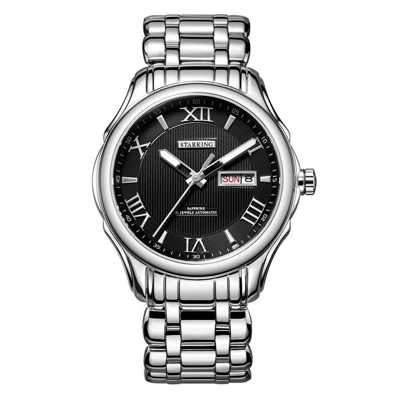 限3只【一折拍星皇进口机械】名表男款时尚休闲正装进口机芯潮流精钢