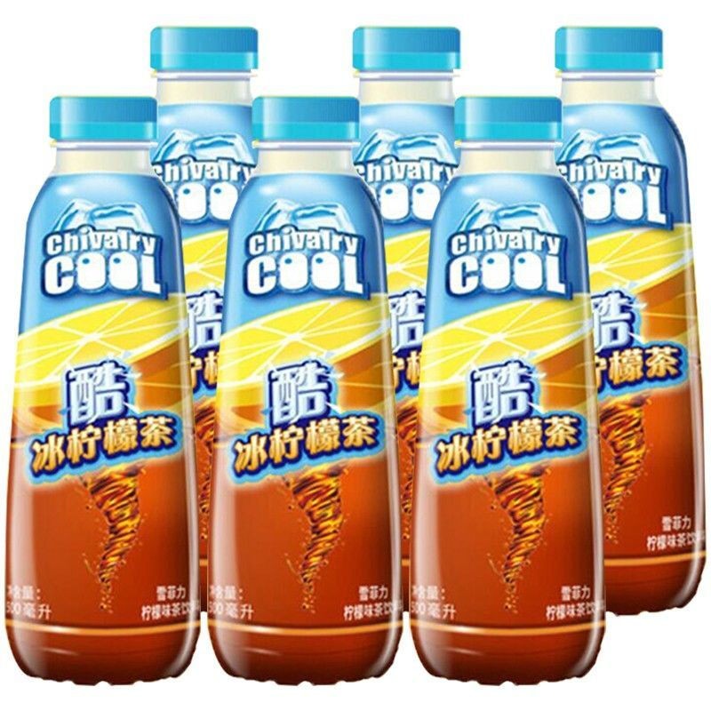 可口可乐 雪菲力酷柠檬味茶饮料 500ml/12瓶/9瓶装 多种口味 冰柠檬味