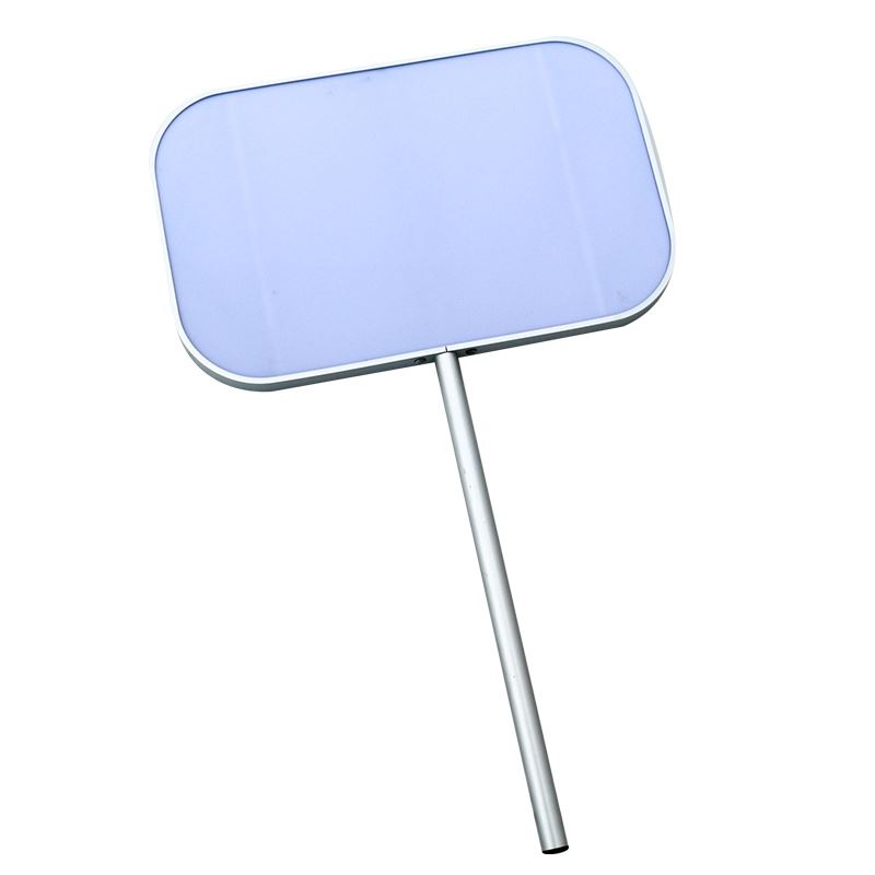 阡囤 手举牌指示牌接机牌广告牌子领队牌导游引导牌接站牌不锈钢 银色