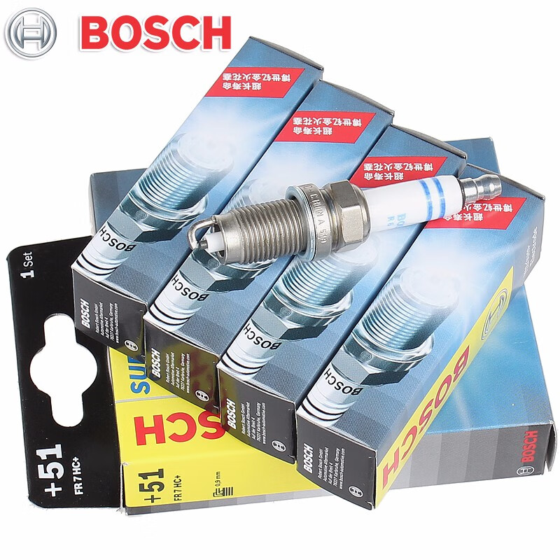 博世(bosch)专用镍钇合金火花塞(4支)适用于 斯柯达晶锐1.4 1.