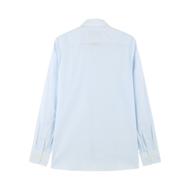 MAYOR男装进口面料高支全棉经典绅士透气长袖衬衫 MLCA19771HQT-3浅蓝 175/92A