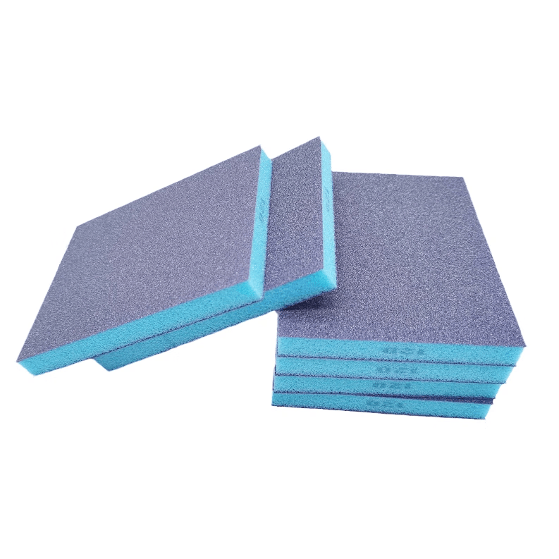 久聚和海绵砂纸双面海绵砂块家具汽车打磨抛光金属除锈打磨块砂砖