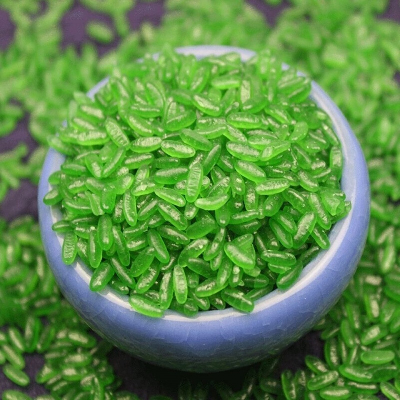 宜享健康绿竹米绿色大米长粒香米宝宝粥米彩色大米粗粮杂粮竹香米 500