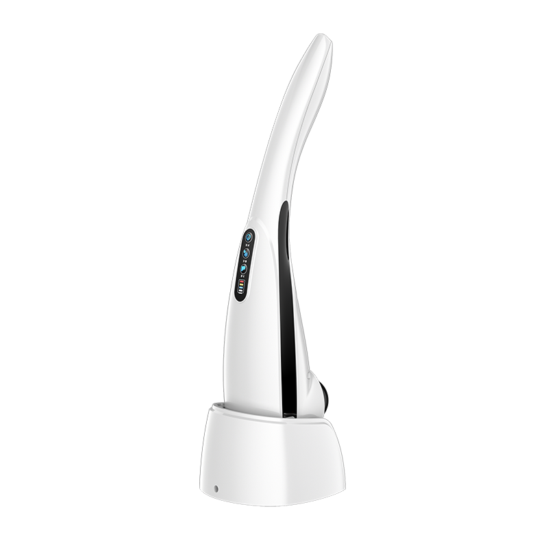 凱仕樂（Kasrrow）美國品牌 頸椎按摩器肩頸律動按摩儀無線充電手持式按摩棒頸部背部肩部腿部按摩送女生禮物 智能無線升級款9B漢白玉