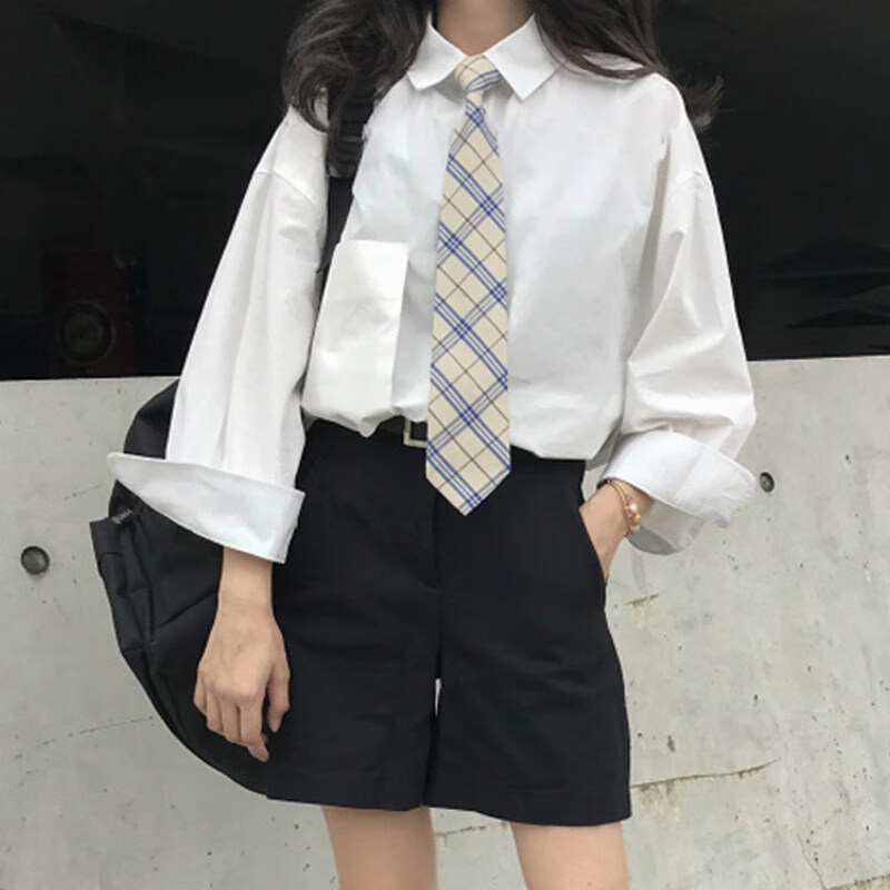 exemaba jk套装全套班服夏季领带学生基础款jk制服高中毕业校服套装