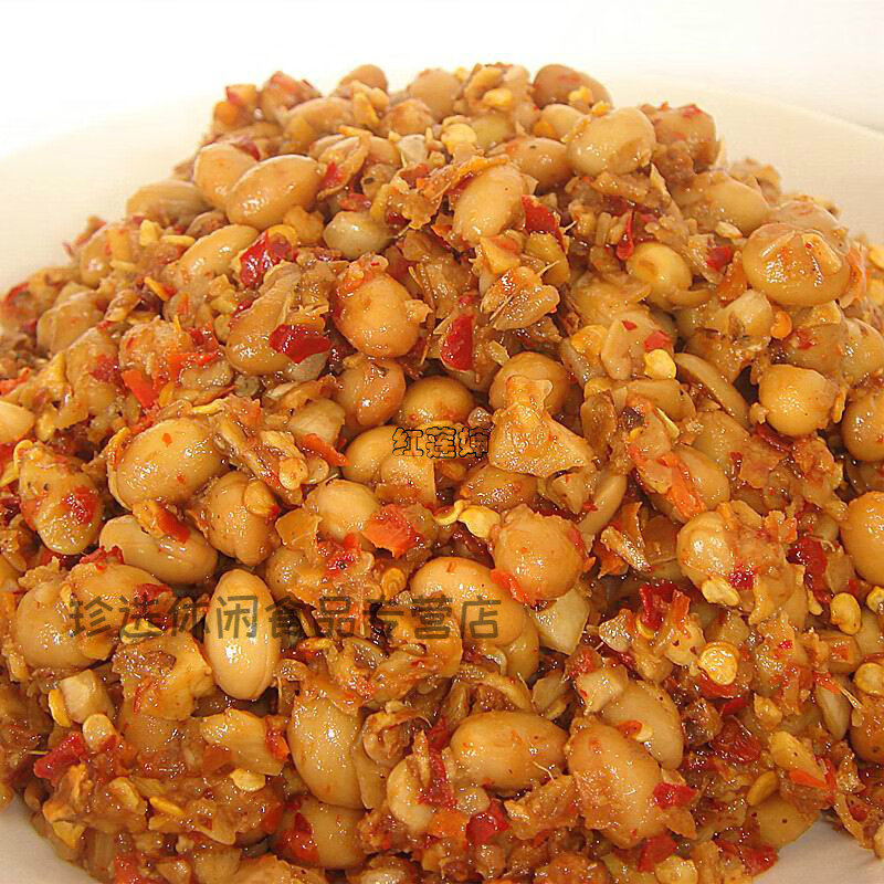 李绅 江西赣南特产霉豆子500g/瓶美味香辣豆瓣酱下饭菜食品 下饭菜