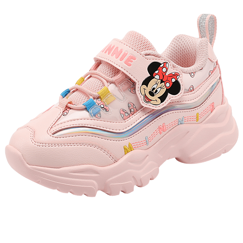 👟迪士尼Disney童鞋女童时尚老爹鞋儿童休闲百搭运动鞋DS3282930粉色33