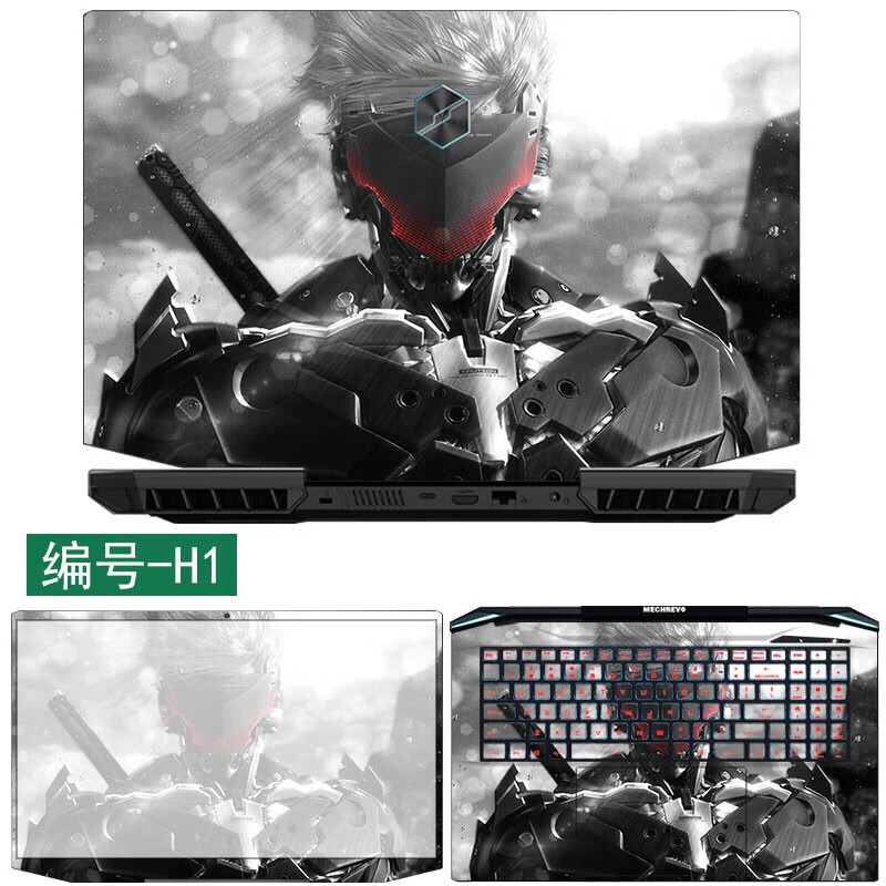 机械革命旷世e/x蛟龙17k电脑贴纸钛坦plus蛟龙7机身动漫贴膜17.