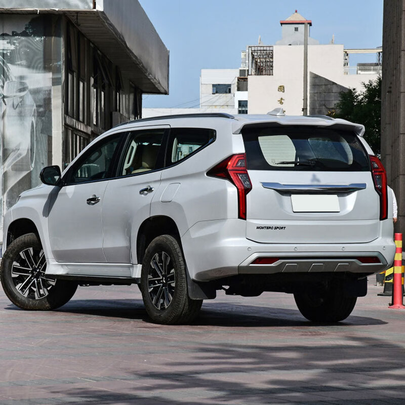 mitcr-kf3pajero sport尾翼16-20款帕杰罗劲畅尾翼顶翼改装无损碳纤