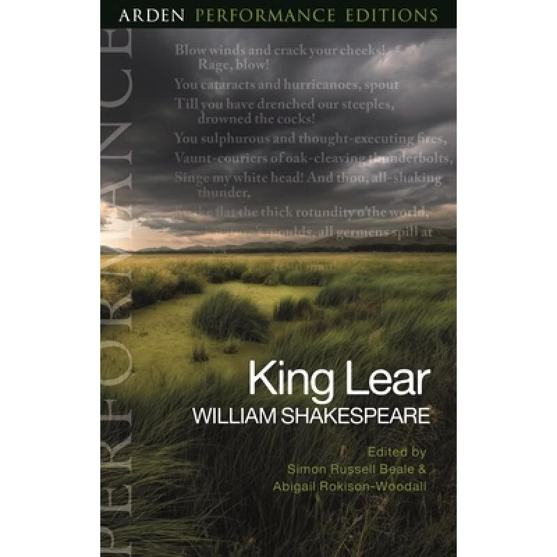 预订 King Lear: Arden Performance Editions