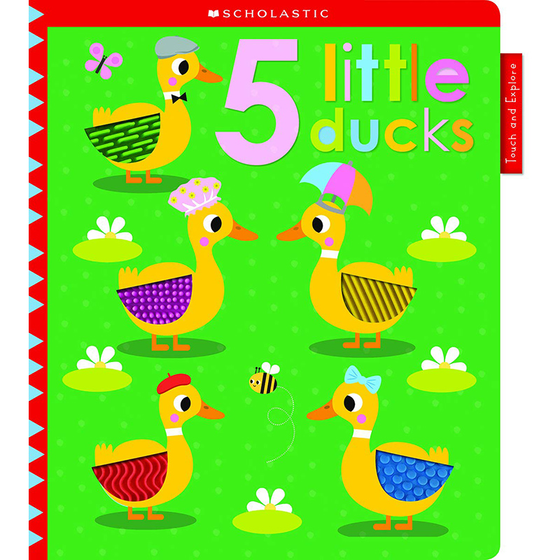 现货英文原版 5 tiny ducks scholastic early learners 5只小鸭