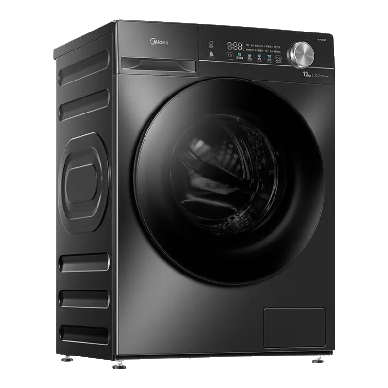 美的（Midea）全自动洗衣机滚筒带烘干一体12公斤大容量 单洗/洗烘一体一级能效1.1高洗净比 焕新补贴以旧换新 MD120V36T 洗烘一体