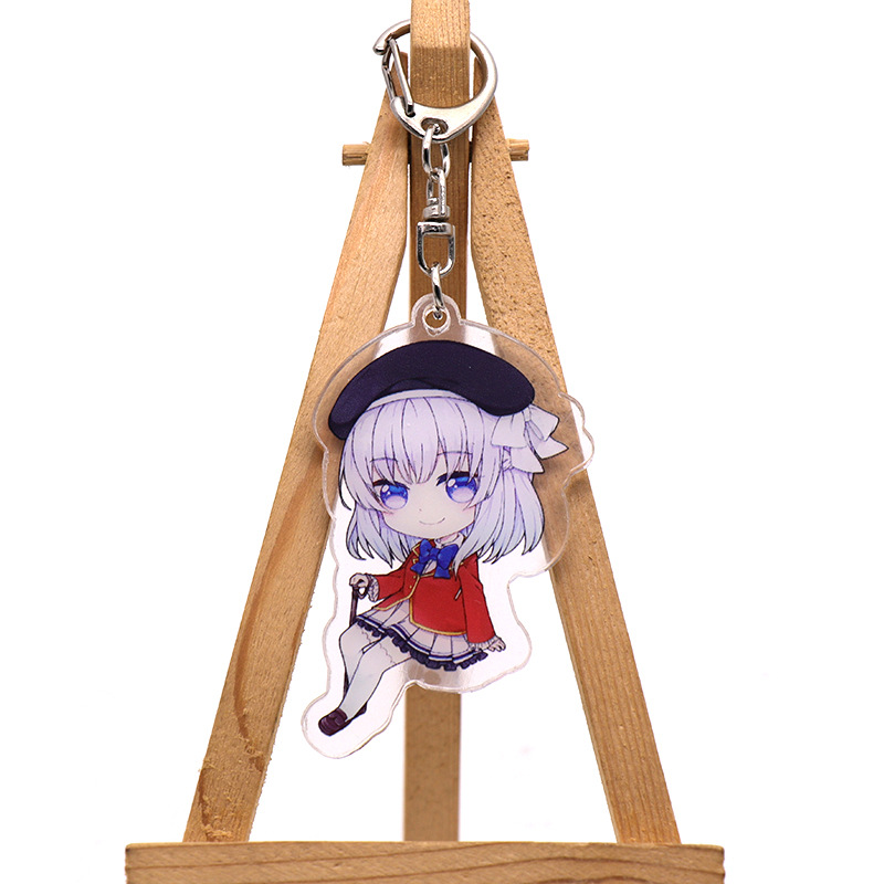 至上主义的教室 夹层双面挂件钥匙扣 坂柳有栖夹层(双面都有保护膜)