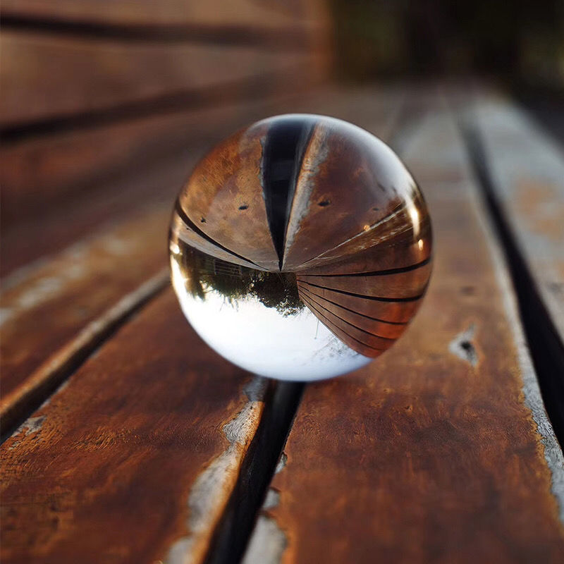 家里的装饰品透明水晶球摆件透明水晶球能量球杂耍开业家居摆件摄影