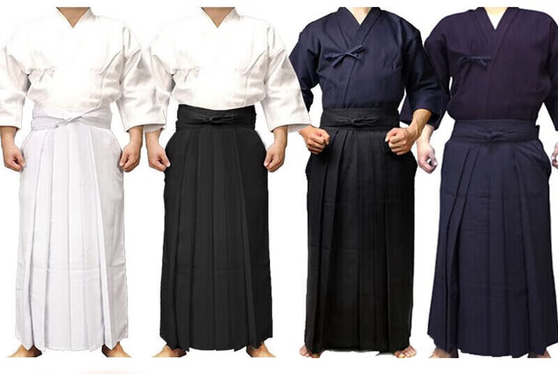 威敦剑道裙剑道袴 剑道裤 剑道服 靛蓝色剑道服 xxxs