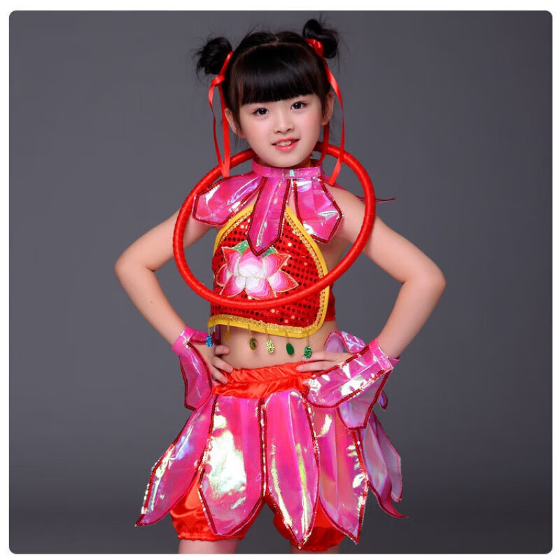 黑造品牌六一儿童节演出服装男女童哪咤魔童降世哪吒表演衣服小孩道具