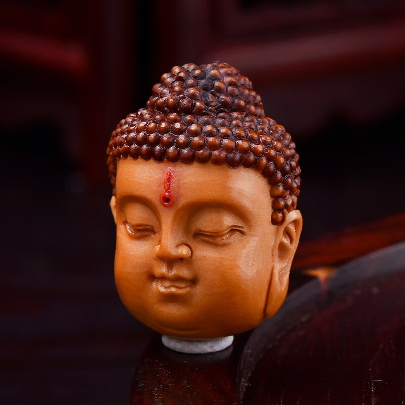 盘道橄榄核 如来佛祖橄榄核单籽 橄榄核雕男士文玩手把件 菩缘雕刻 1.