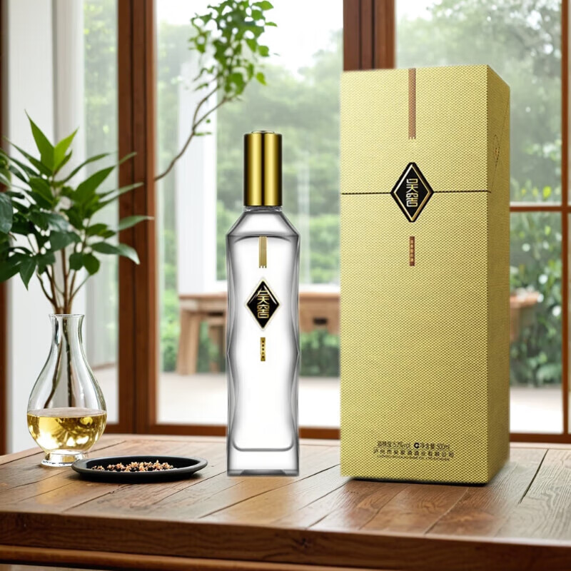 吴窖金樽吴晓萍大师作品 【非遗百年古法酿造】送礼宴请 泸州浓香型白酒 52%vol 500mL 6瓶 整箱金樽