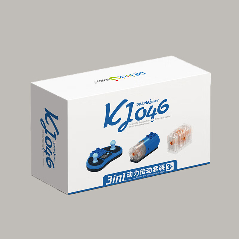 乐博士动力机械电动马达2201儿童玩具男孩女孩5岁儿童礼物大颗粒积木