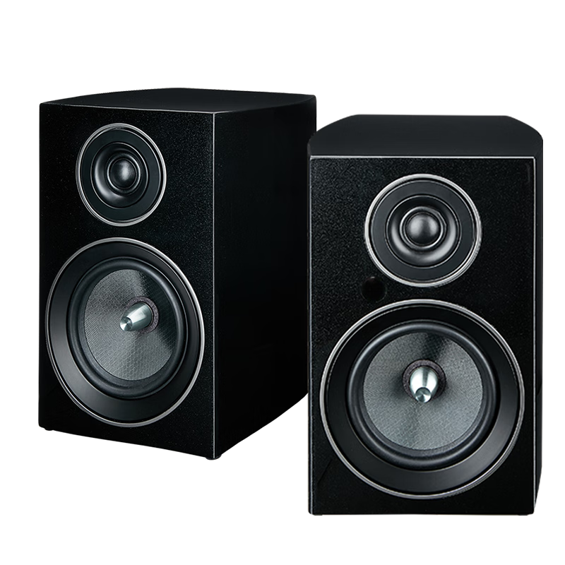 尊寶（JAMO）C707PA 無線藍牙5.0音響HIFI高保真有源2.0聲道書架音箱家庭影院電視電腦桌面音響金屬黑