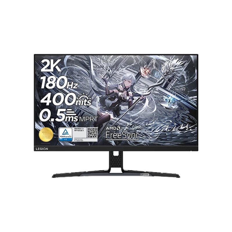 Lenovo 联想 Y27q-30 27英寸 IPS FreeSync 显示器（2560×1440、180Hz、99％sRGB、HDR400）