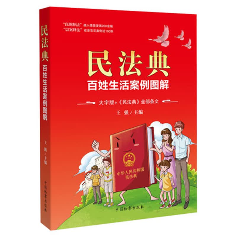 民法典 百姓生活案例图解 大字版2021年版新版实用一本通 民法典及司法解释民法典理解与适用法律常识