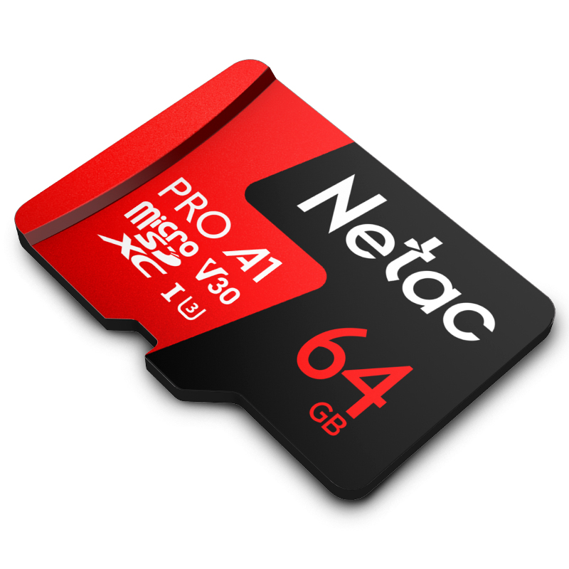 朗科（Netac）64GB TF（MicroSD）存储卡 A1 U3 V30 4K 高度耐用行车记录仪&监控摄像头内存卡 读速100MB/s