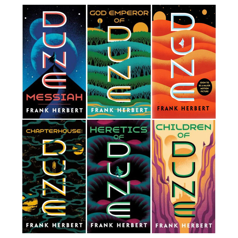 【现货】frank herberts dune saga 6-book boxed set 沙丘六部曲