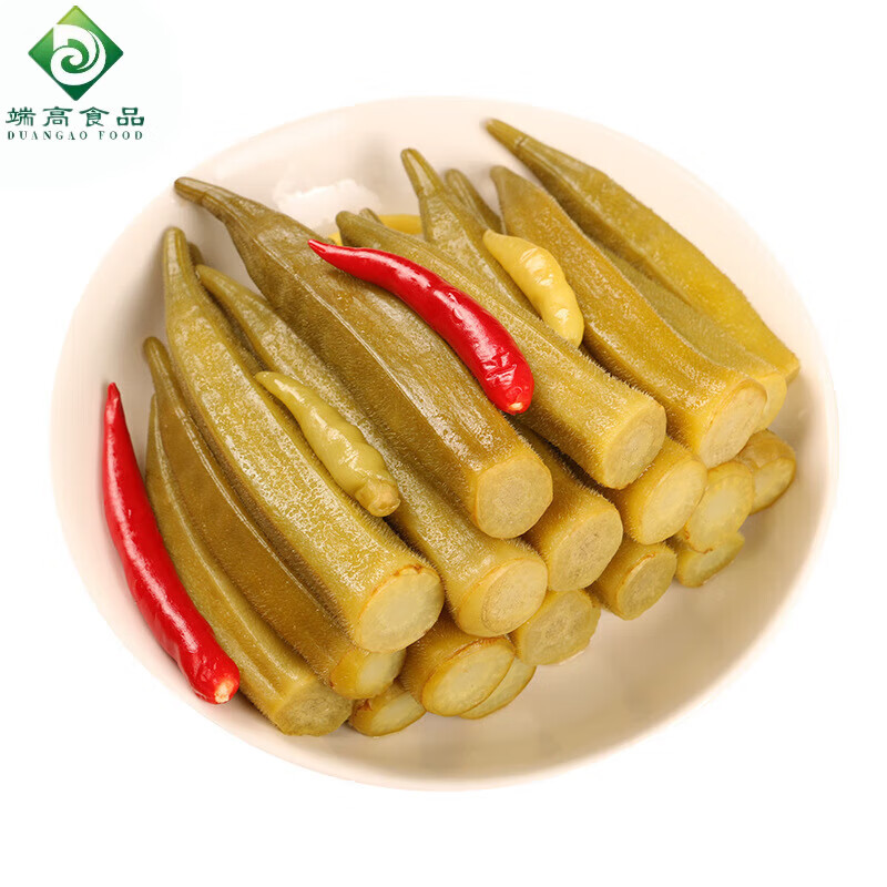炎良小子泡椒秋葵特色凉菜开袋即食酸辣小吃特色菜冷盘菜食材 泡椒