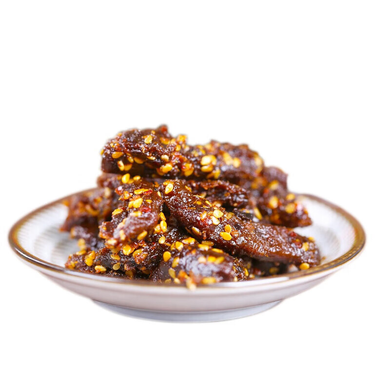 虎钢馋西藏那曲牦牛肉灯影火边子耗牛油辣条麻辣小肉丁藏北青花椒牦牛