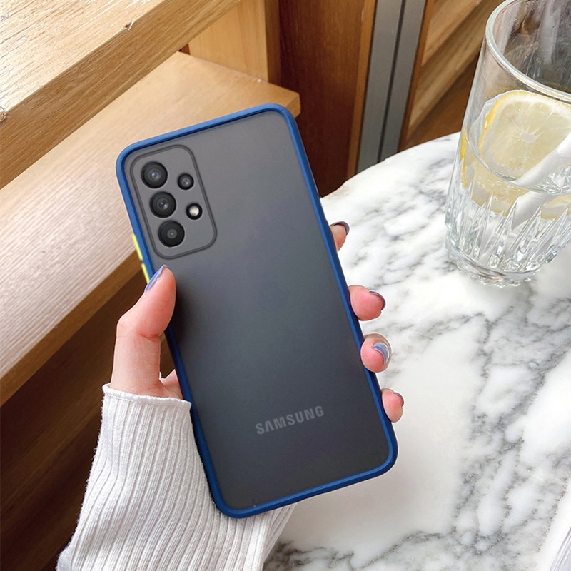 首基艾派 三星a32手机壳 galaxy a52新款全包防摔三星a72磨砂撞色5g