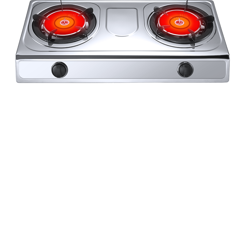 红日 RedSun 红外线家用台式燃气灶双灶 高温猛火无烟无焰不黑锅底 不锈钢面板 JZY-ES3（液化气）