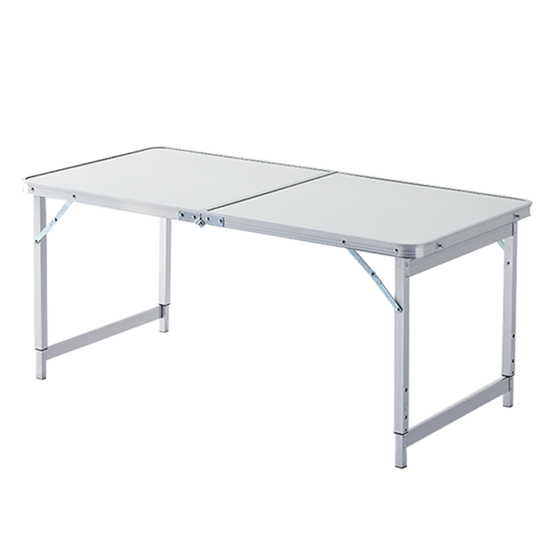 L&S星恺 折叠桌子 户外桌椅便携烧烤野餐桌折叠椅广告宣传招生桌摆地摊桌培训桌展销桌折叠桌户外 【120*60cm】XK601【单桌白色】
