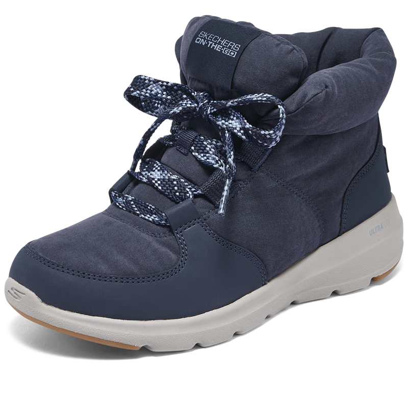 ���ڲ�����˹���棨Skechers�����Ь�ﶬŮѥ��ů��Ͳѩ��ѥ�������ߺ�׸߰�Ь144194