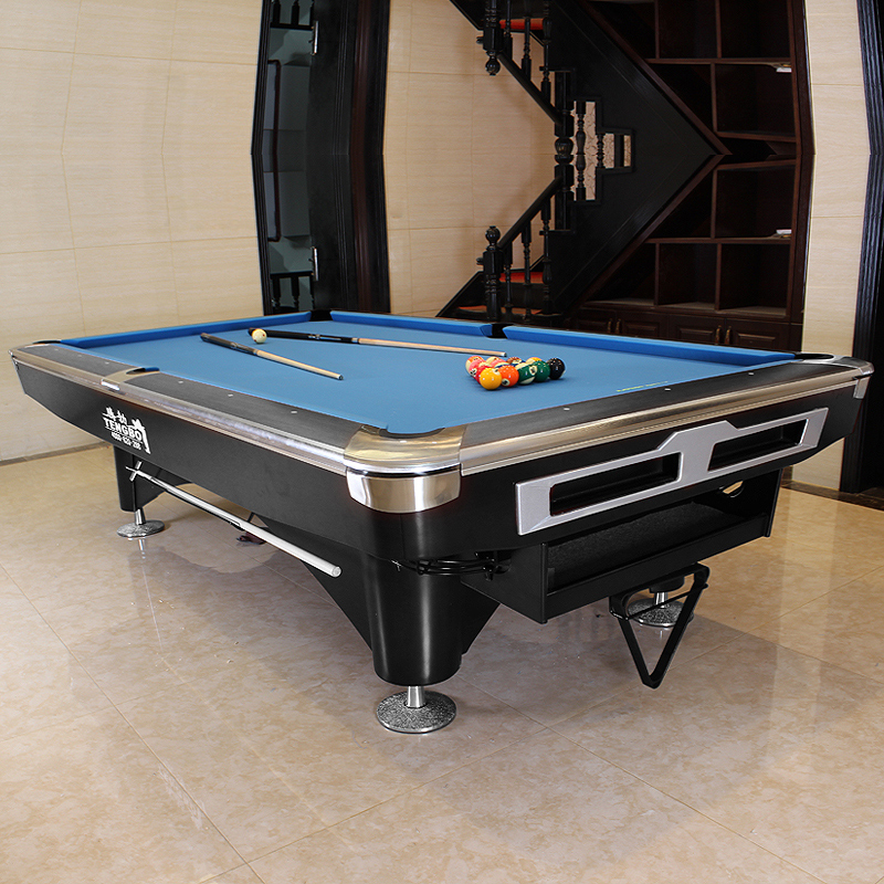 腾勃(tb)标准型成人家用台球桌花式九球桌乒乓台面二合一两用桌球台 9