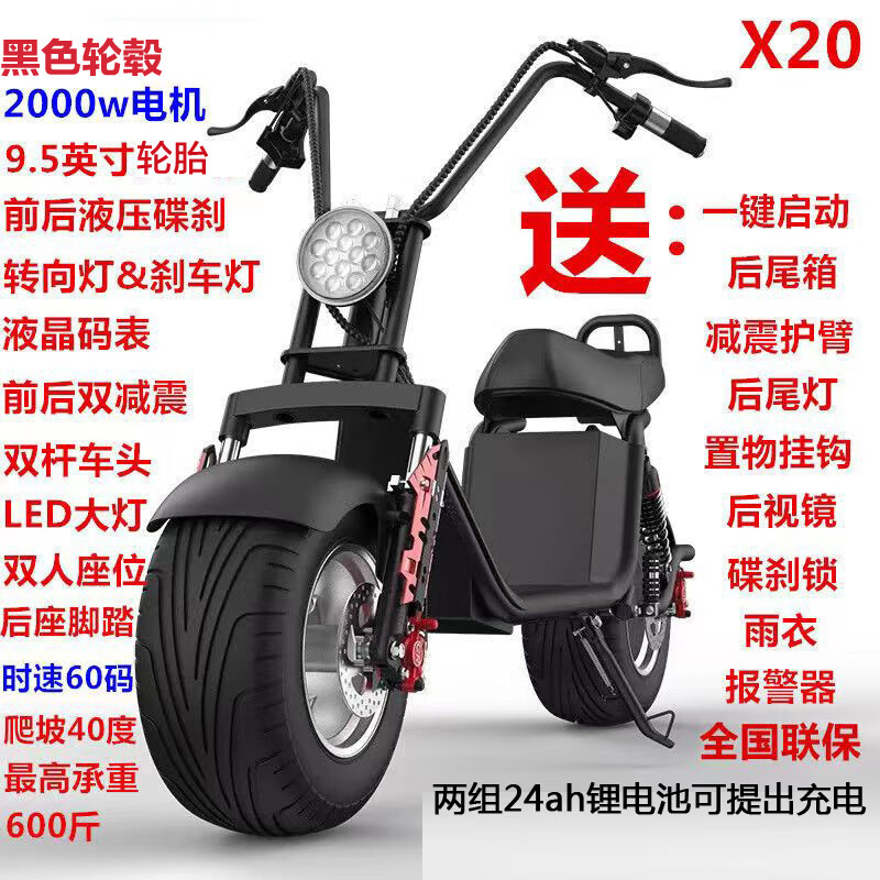 ���ܶ��й������д�����Ůʿ���ֳ��˵綯���峵����˫�˴���ƿ���̥�� X20˫﮵�ز���160���� ��ע��ɫ(����2000w60��) 5150Ԫ