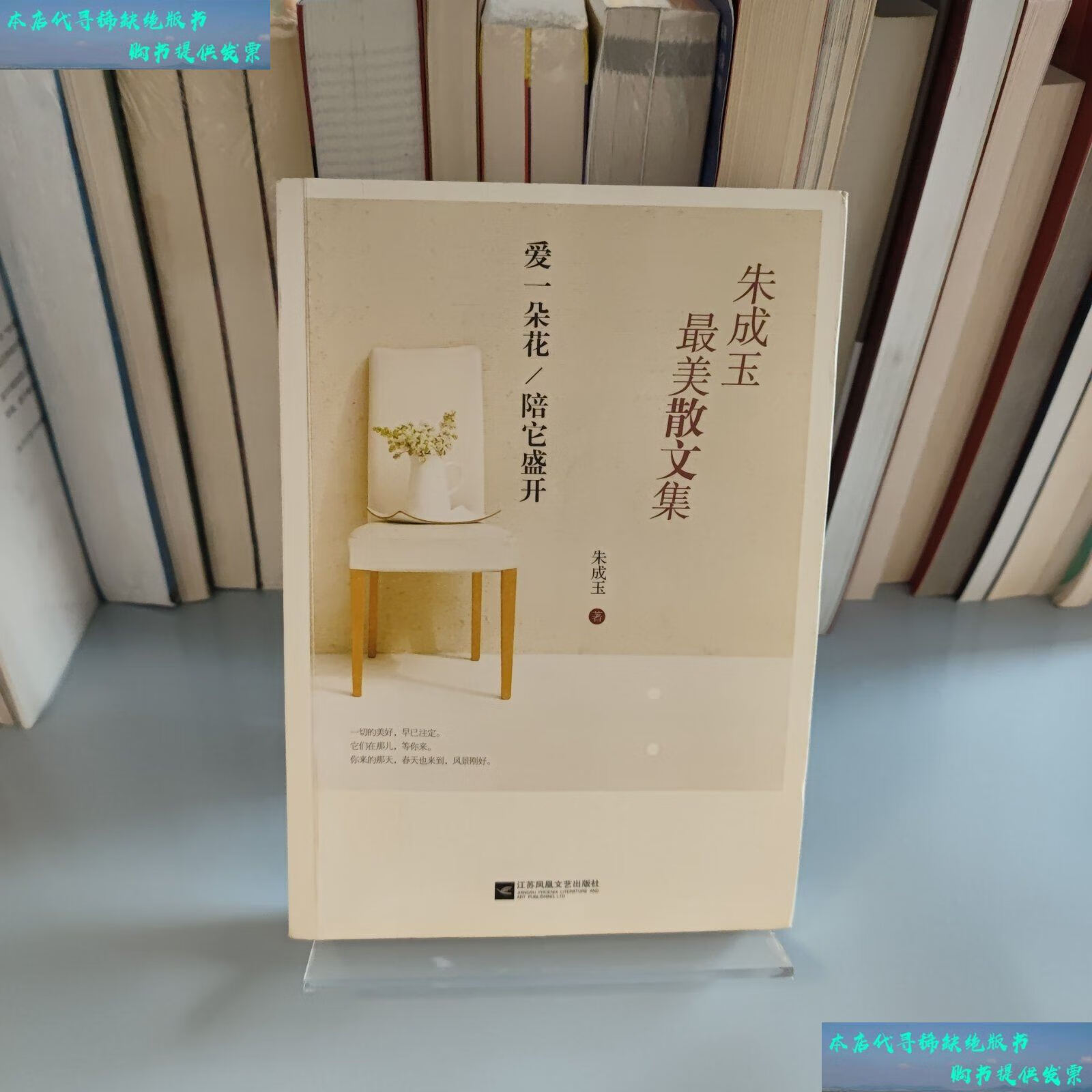 【二手书9成新】朱成玉最美散文集:爱一朵花陪它盛开 /朱成玉