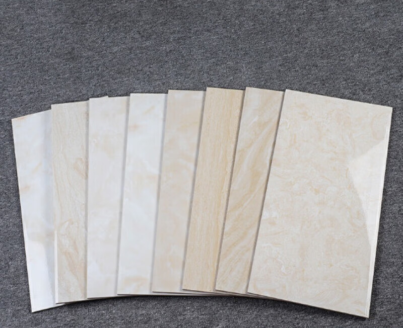 令现代釉面砖厨卫内墙砖爵士白300x600出租屋客厅厕所灰色瓷片亮光