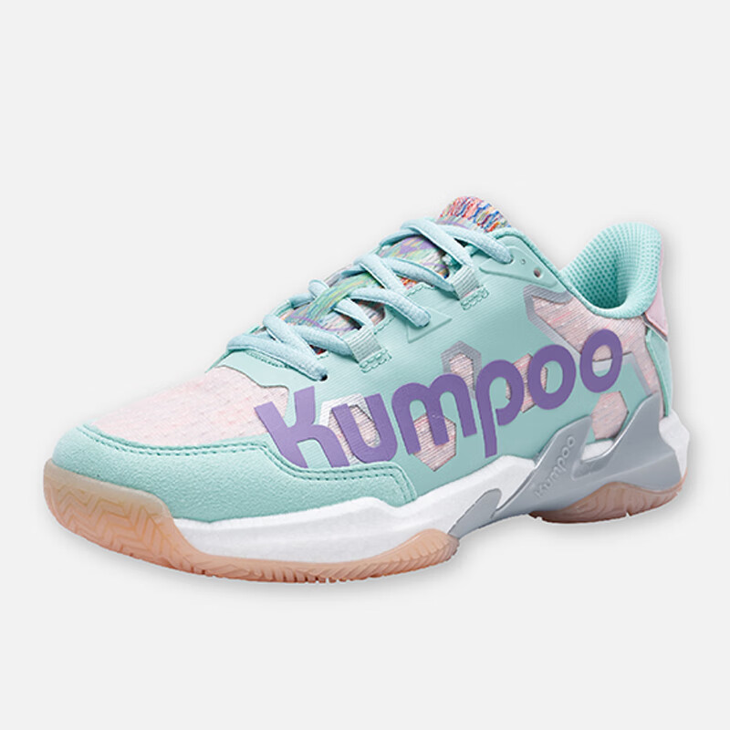 薰风(KUMPOO)御风G76羽毛球鞋 创新猎爆中底轻弹减震防滑抗扭轻便熏风运动鞋 G76 浅绿 45