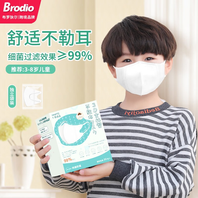 【口罩价格走势】众多品牌中，Brodio儿童口罩让孩子呼吸更舒适