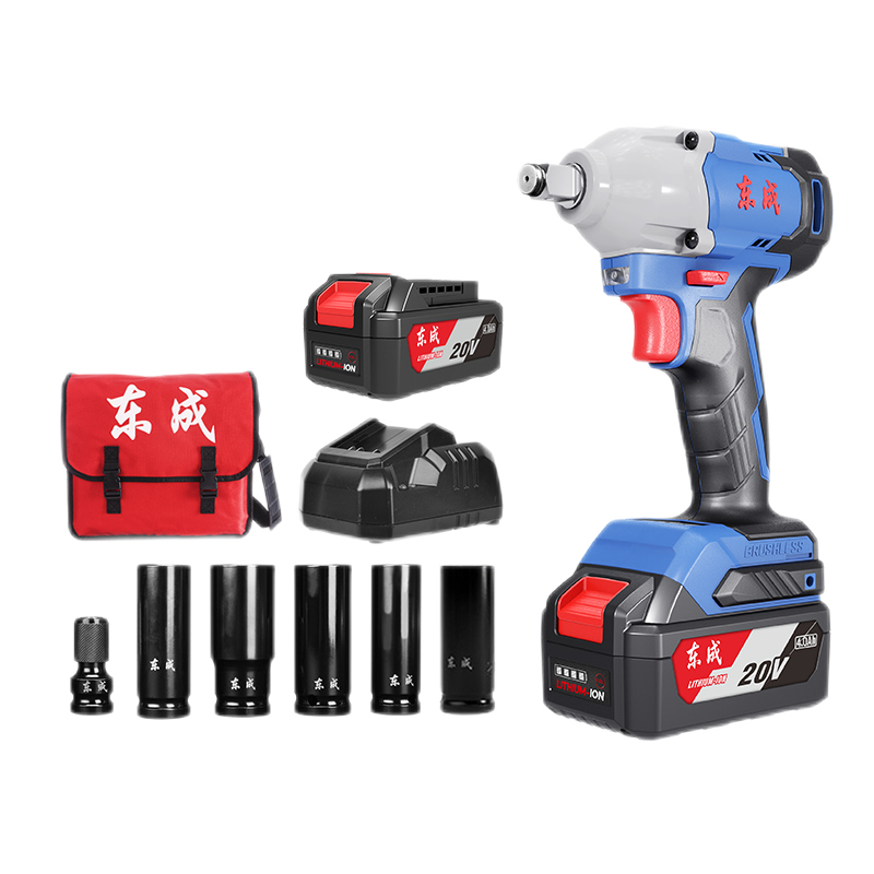 東成 無刷電動扳手木工鋰電沖擊扳手20V架子工充電電扳手 鋰電扳手角磨機組合