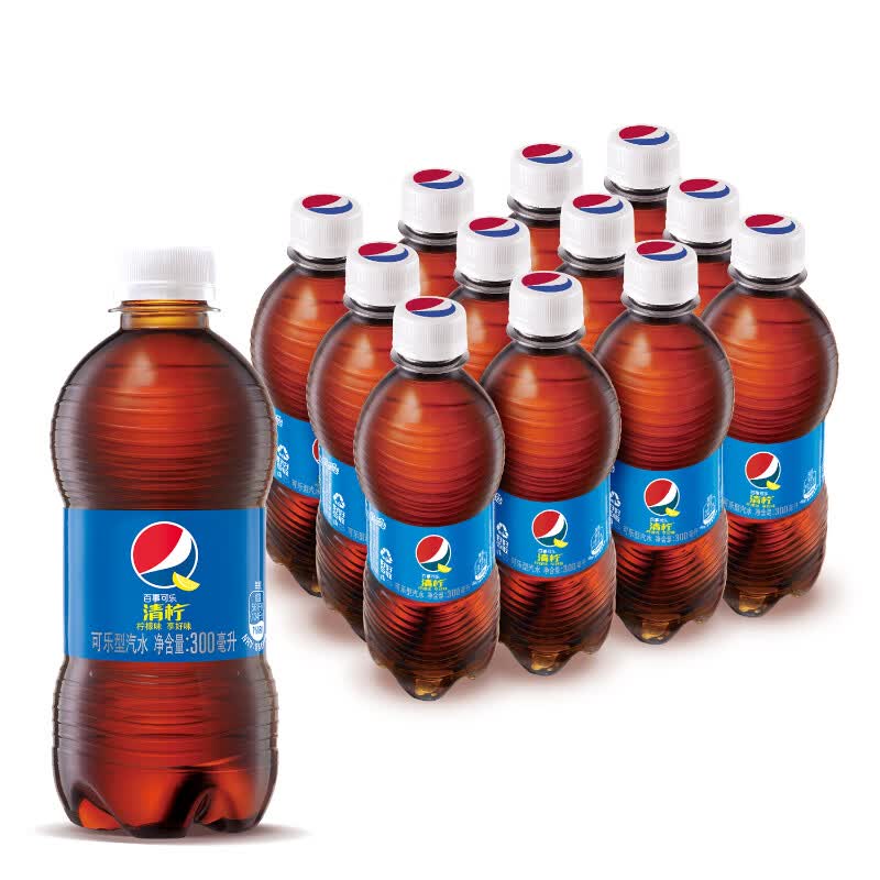百事可乐 清柠味汽水 碳酸饮料整箱 300ml*12瓶 百事可乐出品属于什么档次？