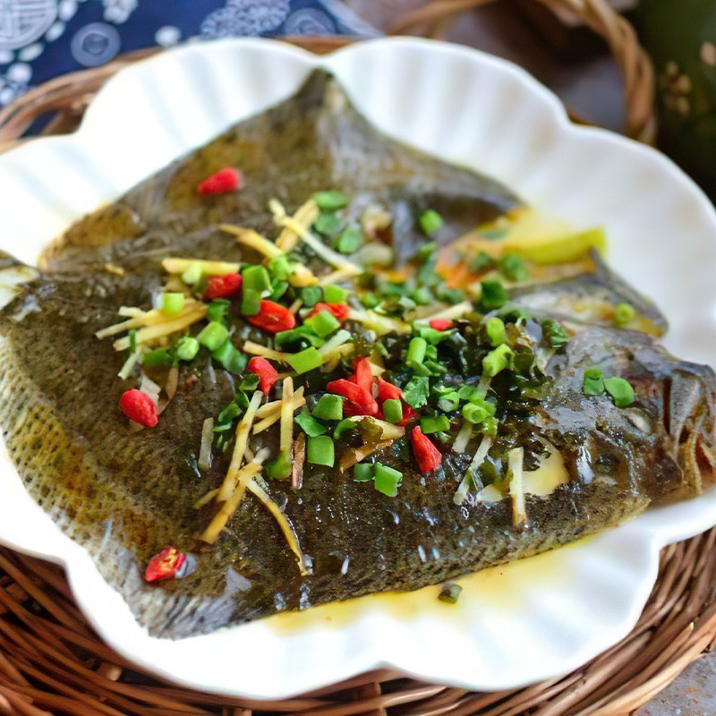 三蟹岛 新鲜多宝鱼 大菱鲆 鸦片鱼 新鲜海捕深海鱼 鲜活比目鱼 海鲜水产 鲜活多宝鱼发货 1600g