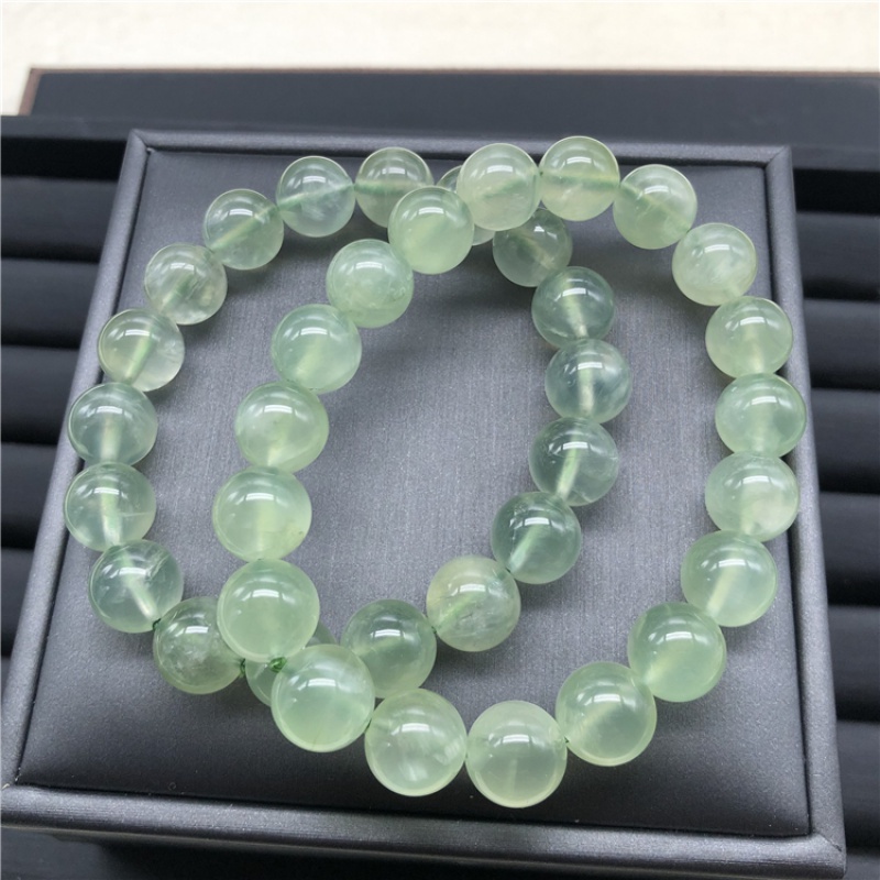 天然葡萄石单圈手链 天然水晶饰品手串绿葡萄送女朋友礼物 6mm葡萄石