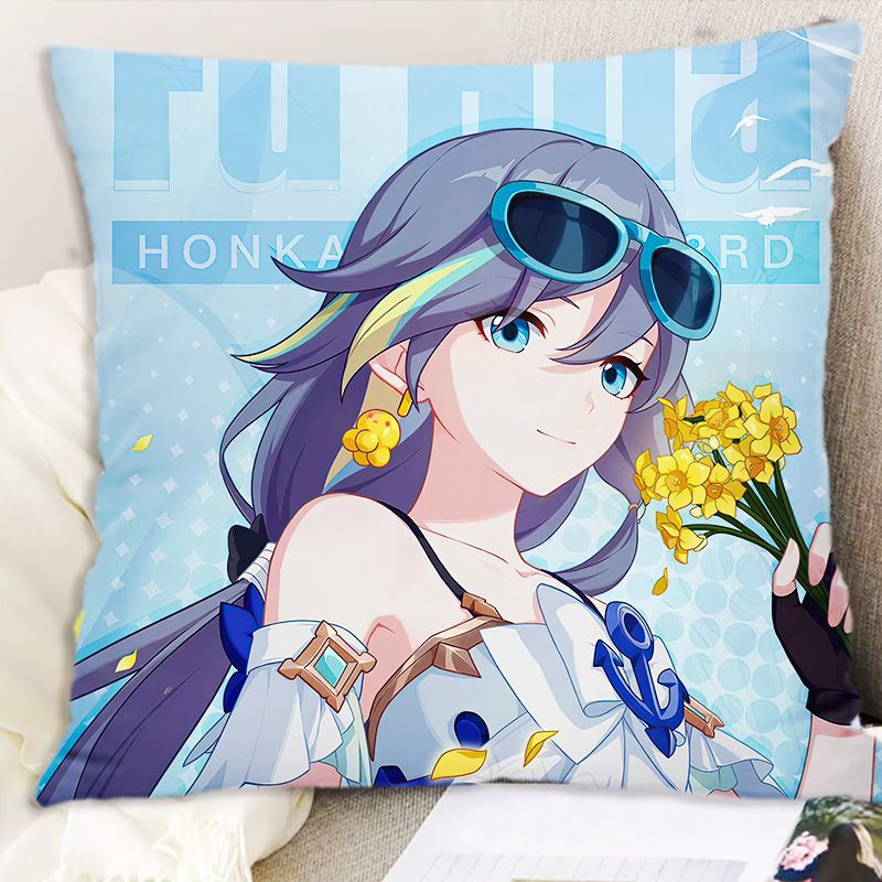 创京懿选崩坏3抱枕符华抱枕识之律者崩坏3动漫二次元周边双面枕头学生