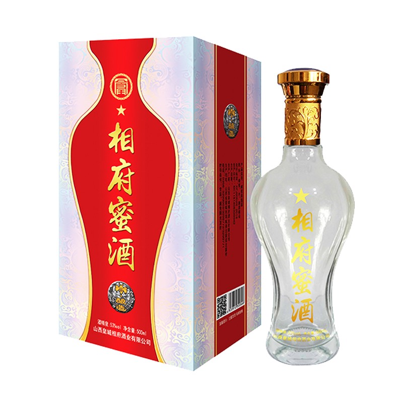 皇城相府 纯蜂蜜酿造山西特产 蜂蜜蒸馏酒蜜香型白酒 相府蜜酒53度一