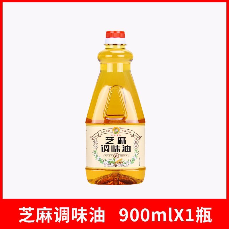 如丰芝麻调味油900ml 香油商用芝麻油大瓶装火锅油碟调和油 1瓶 如丰