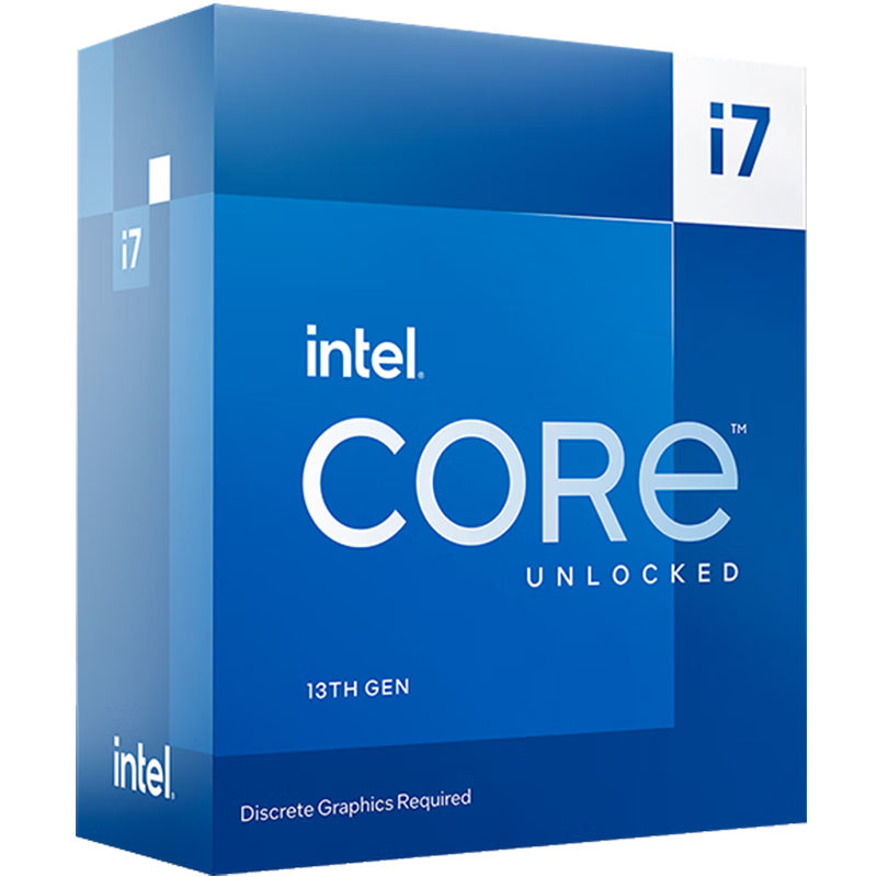 intel 英特尔 酷睿 i7-13700KF 盒装CPU处理器