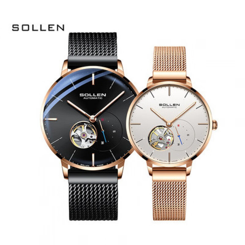 瑞士时尚梭伦法兰克穆勒系列版sollen新款七夕情侣表镂空手表全自 sl