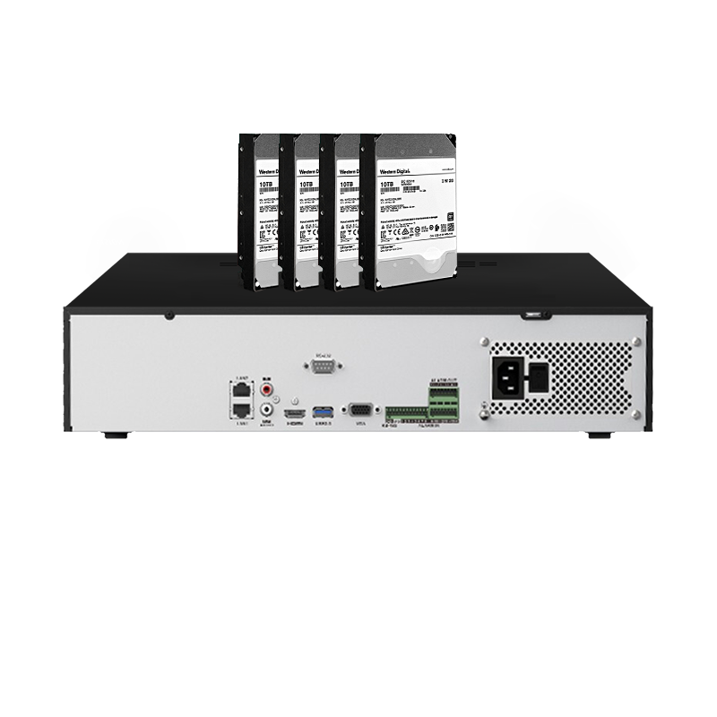 ������������Ӳ��¼������64·8��λ����10TNVR����64������ͷ��4��10TBӲ��DS-8864N-R8